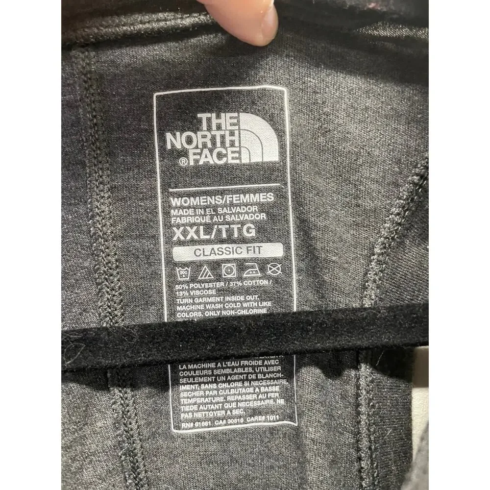 North Face Women's Charcoal Gray Activewear Tank Top Size XXL Classic Fit - Picture 2 of 8